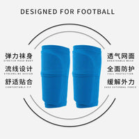 A Set Soccer Shin Guard Adults Kids Socks With Pocket Professional Shields Legging Shinguards Cover Sleeves Protective Gear