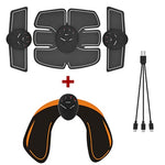 USB Rechargeable Wireless EMS Muscle Stimulator ABS Abdominal Muscle Trainer Toner Body Fitness Hip Trainer Shaping Patch Unisex