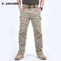 IX9 97% Cotton Men Military Tactical Cargo Pants Men SWAT Combat Army Trousers Male Casual Many Pockets Stretch Cotton Pants