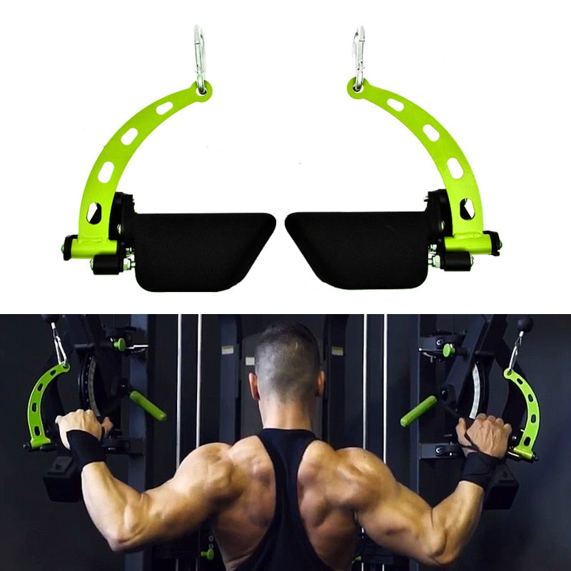 Fitness Lat Pull Down בר גלגלת חדר כושר חיבור למכונת חתירה אימון חתירה אימון T-bar V-bar גבוה נמוך ידית אימון דו ראשי תלת ראשי