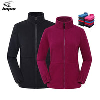 LNGXO Fleece Fabric Sweatshirts Softshell Hunting Hiking Polartec Jacket Men Women Coats Camping Outdoor Winter Fleece Jacket