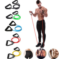 Fitness Resistance Bands Gym Sport Band Workout Elastic Bands Expander Pull Rope Tubes Exercise Equipment For Home Yoga Pilates