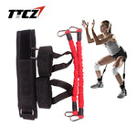 TTCZ Fitness Bounce Trainer Rope Resistance Band  Basketball Tennis Running Jump Leg Strength Agility Training Strap  equipment