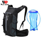 WEST BIKING תיקי אופניים לאופניים תיק מים 10L נייד עמיד למים תיק רכיבה על כביש חיצוני ספורט טיפוס פאוץ תיק הידרציה