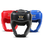 Wesing Boxing Sanda Training Head Guard Boxing Muay Headgear Thai Kickboxing Head Protector