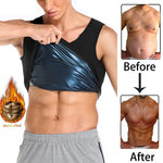 Men Sweat Sauna Body Shaper Vest Waist Trainer Slimming Tank Top Shapewear Corset Gym Underwear Women Fat Burn Workout Trimmer