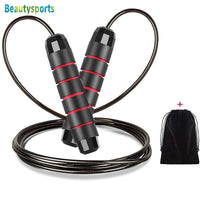 Adjustable Ball Bearings Jump Rope Exercise Gym Crossfit Fitness Training Equipment Speed Skipping Rope With Carry Bag